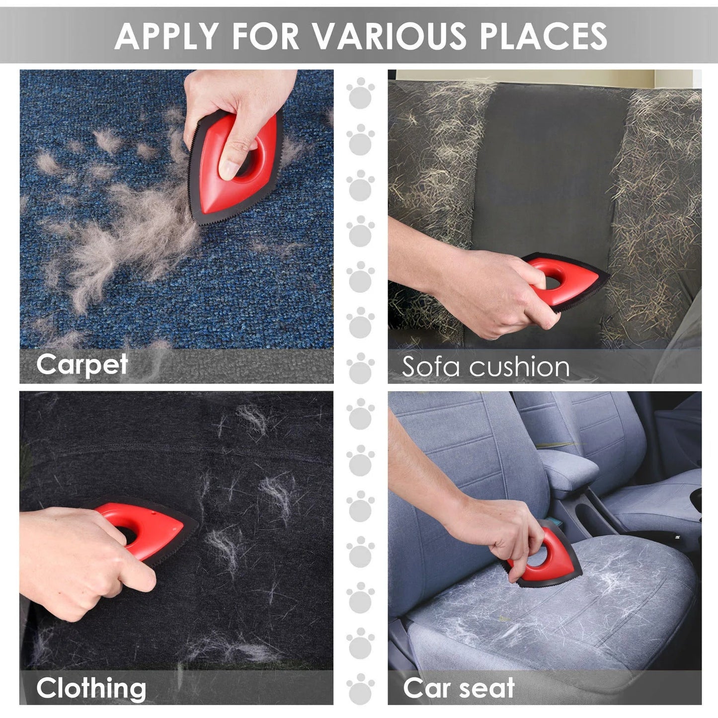 Hair Removal Brush – For Pets, Car, Furniture & Carpet - Izyclean