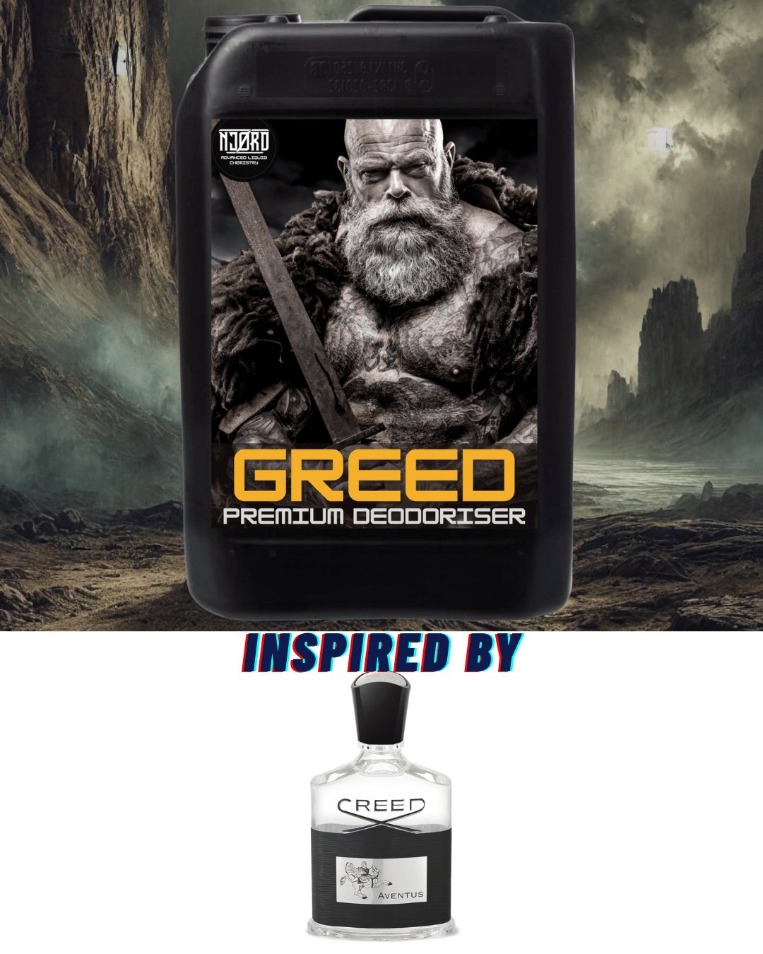 NJORD GREED Odour Remover na koberce a čalounění - Izyclean