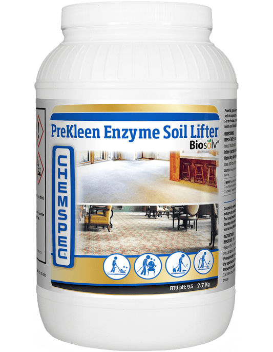 Chemspec PreKleen Odstraňovač skvrn s enzymy a Biosolv 2,7 kg - Izyclean