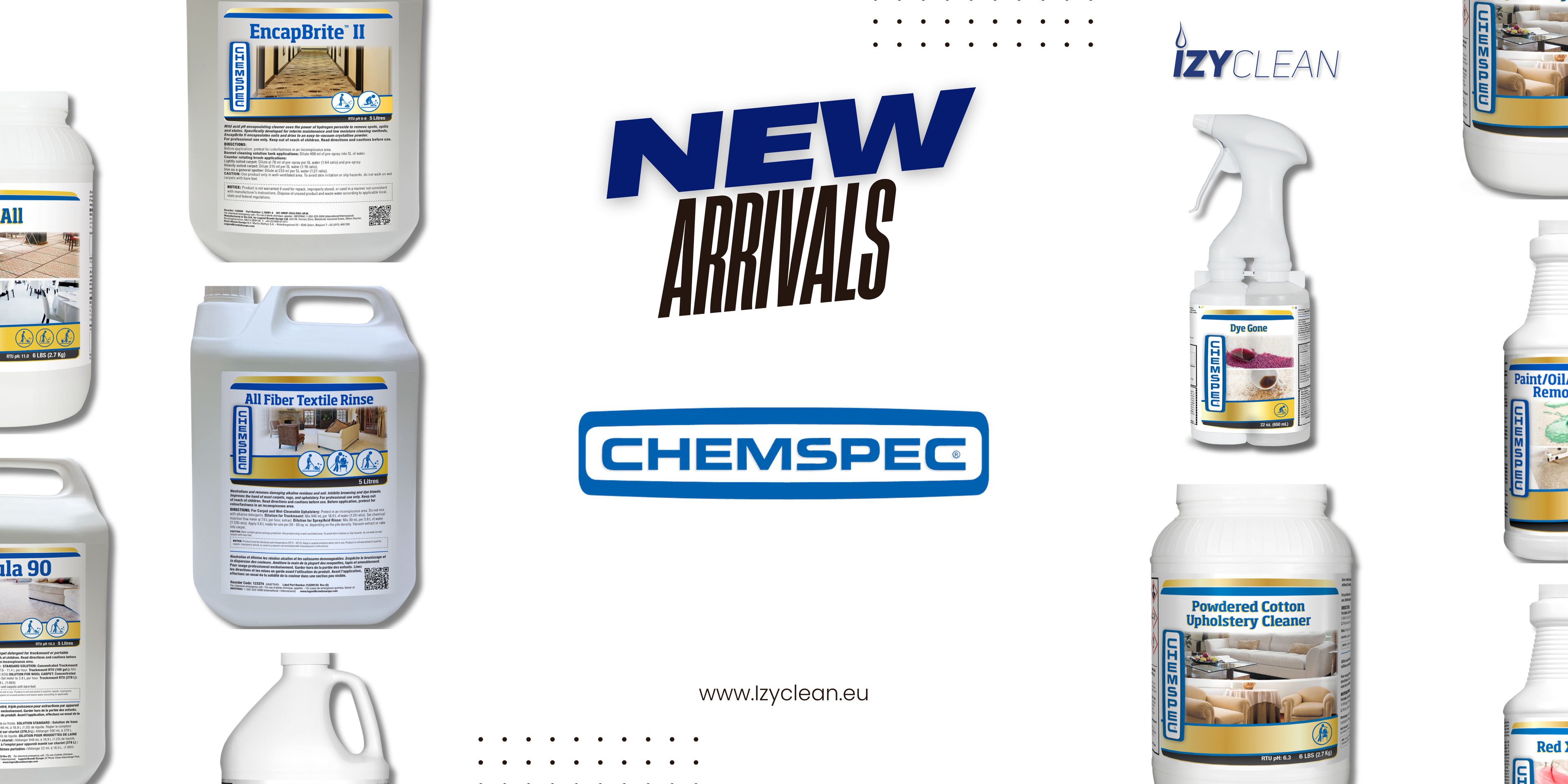 Chemspec professional carpet cleaning products