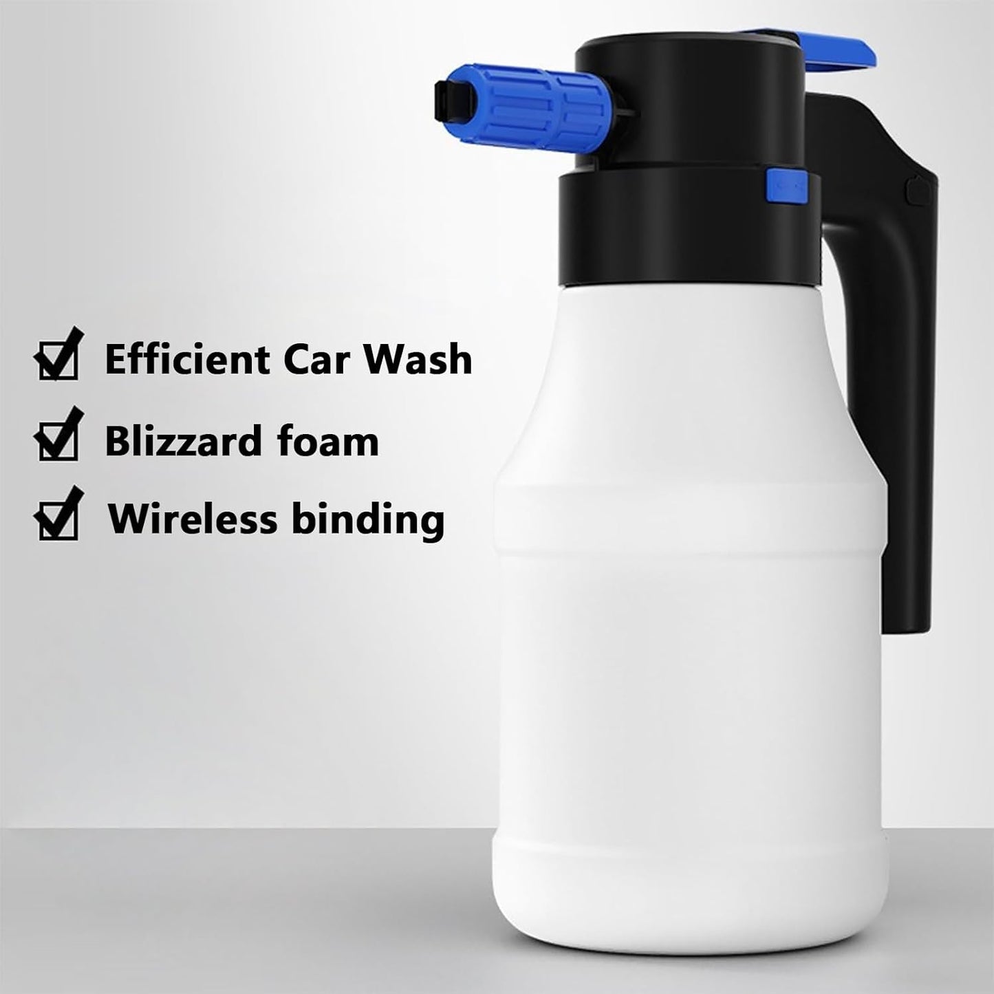 Electric Snow Foamer - Pressure Sprayer 1.5L – Rechargeable - Izyclean