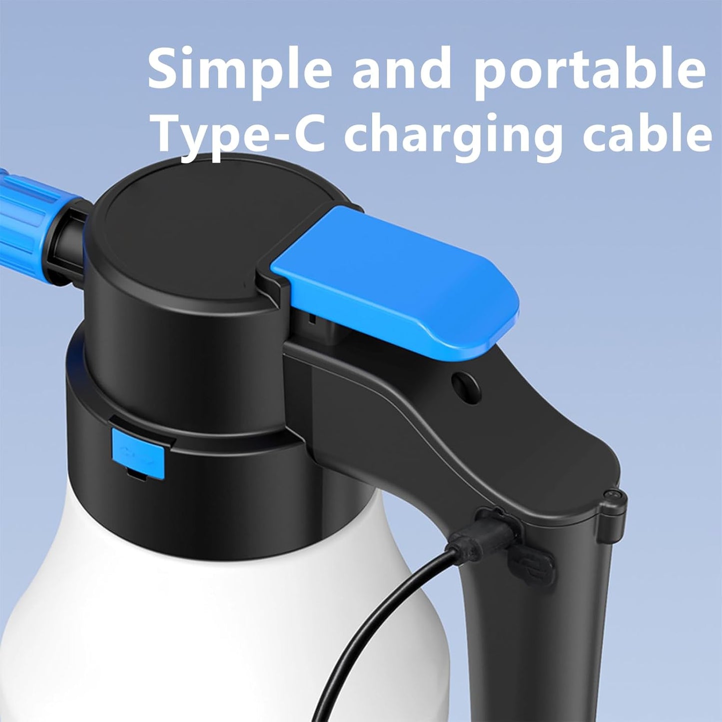 Electric Snow Foamer - Pressure Sprayer 1.5L – Rechargeable - Izyclean