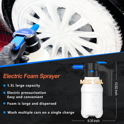 Electric Snow Foamer - Pressure Sprayer 1.5L – Rechargeable - Izyclean
