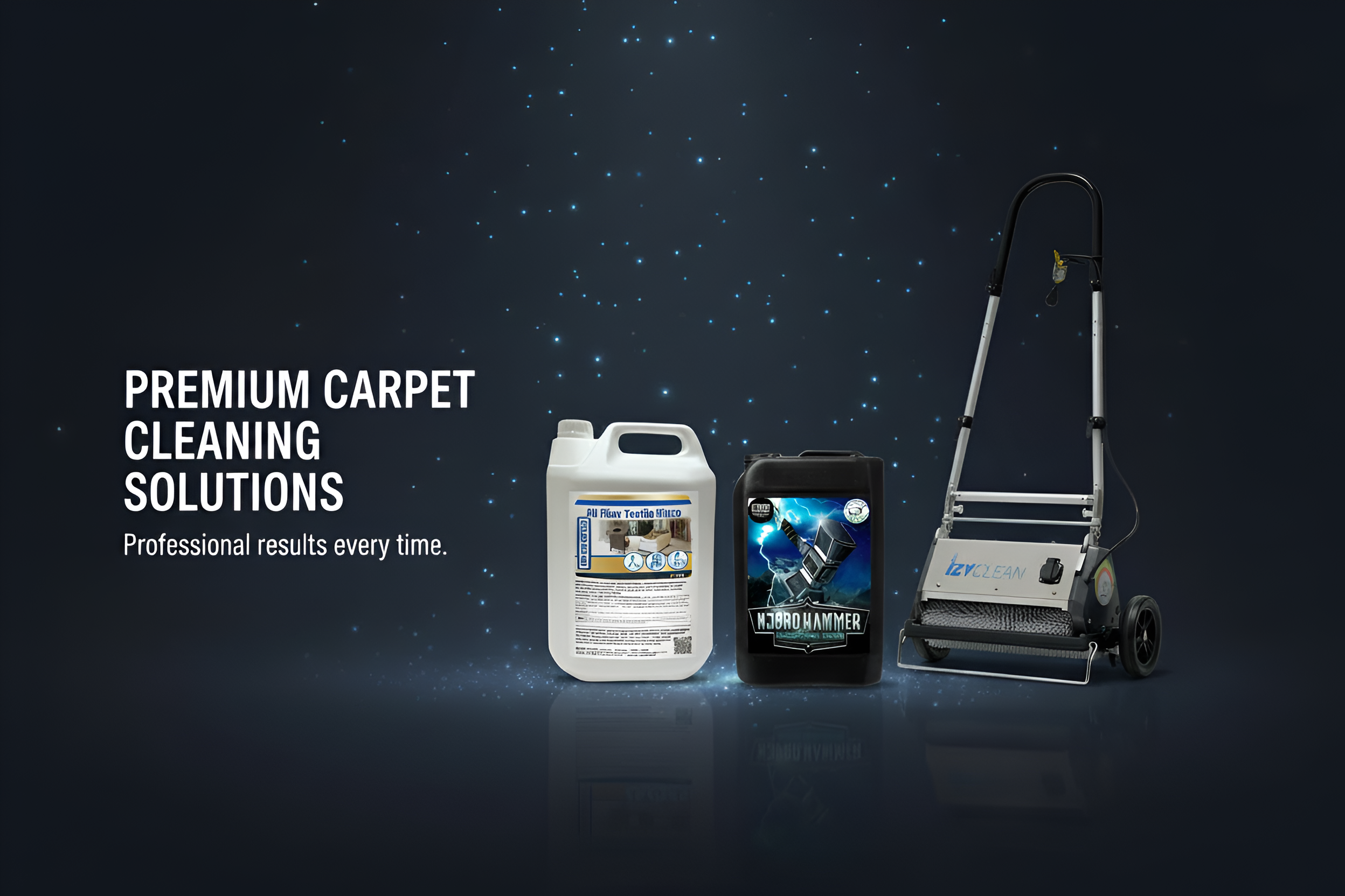 Izyclean professional carpet cleaning products