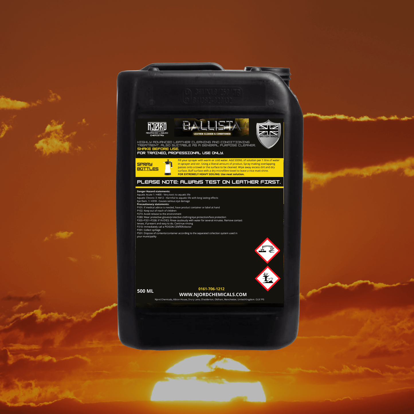 NJORD BALLISTA Čistič a kondicionér na kůži - Izyclean