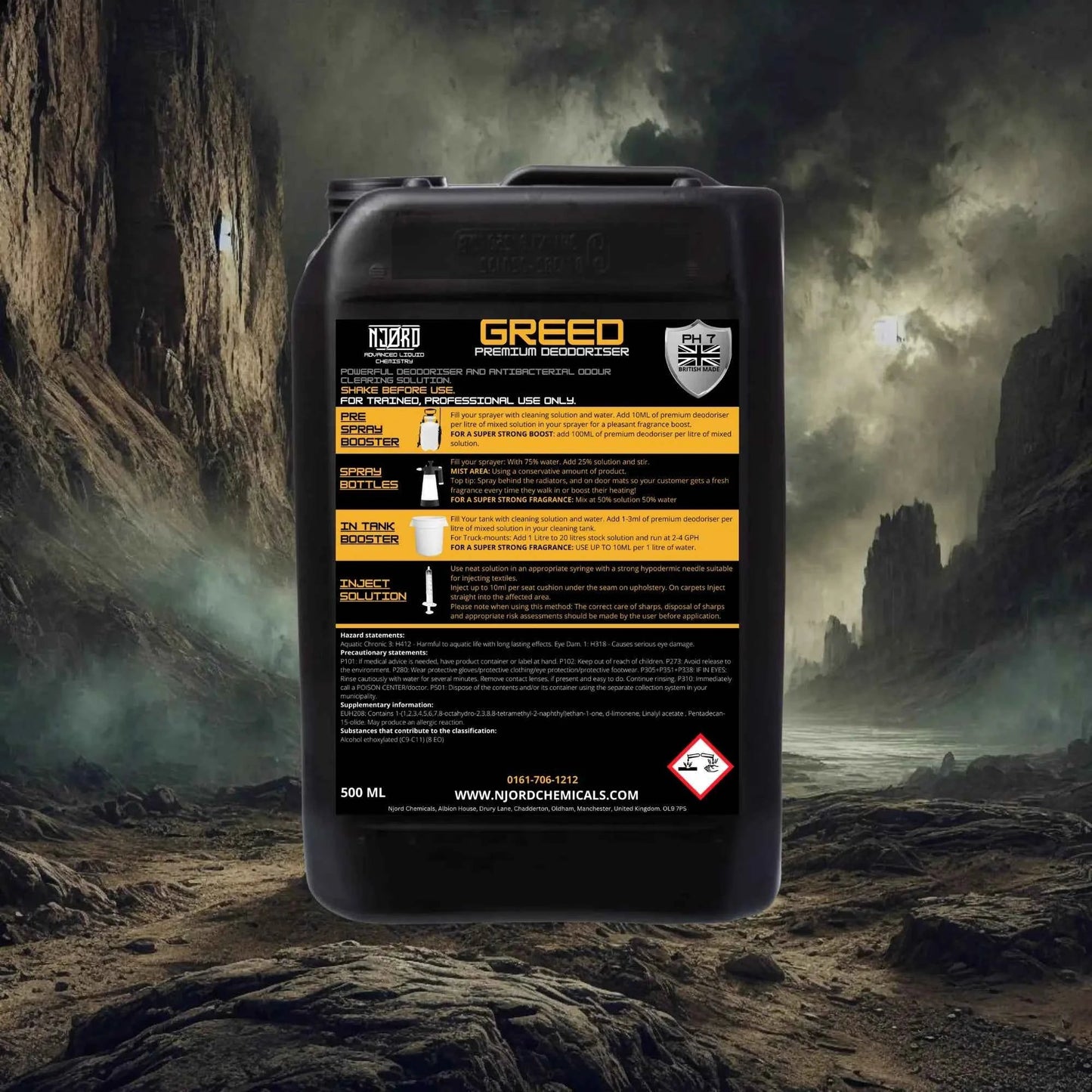 NJORD GREED Odour Remover na koberce a čalounění - Izyclean
