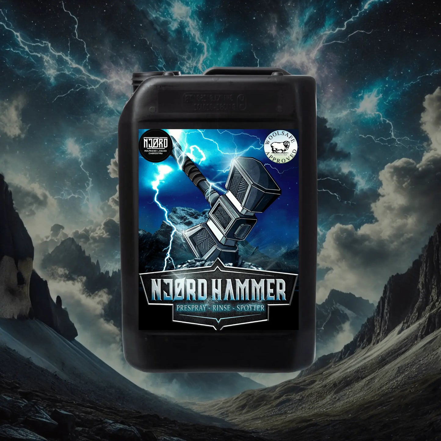 NJORD HAMMER Profesionální alkalický čistič koberců a čalounění - Izyclean