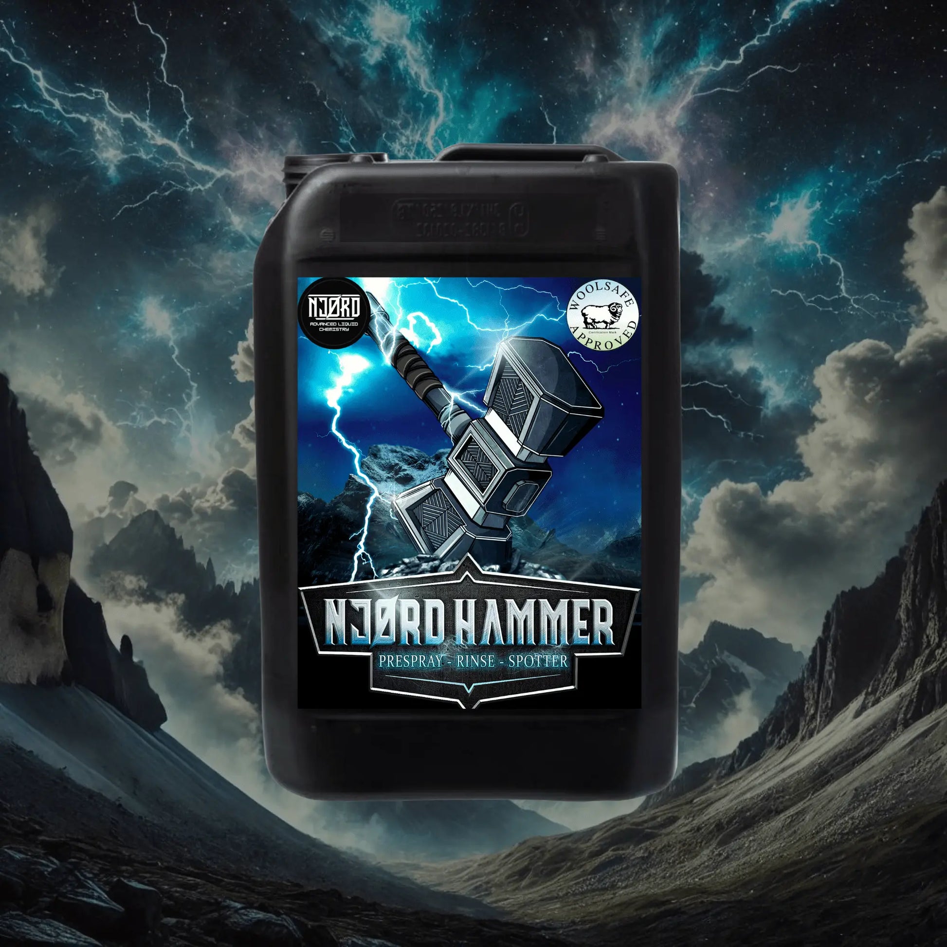 NJORD HAMMER Profesionální alkalický čistič koberců a čalounění - Izyclean