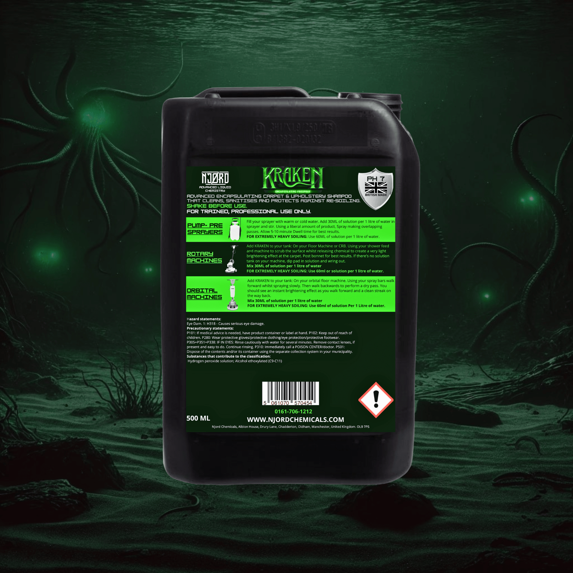 NJORD KRAKEN MKII Nízká vlhkost zapouzdřující předsprej - Izyclean