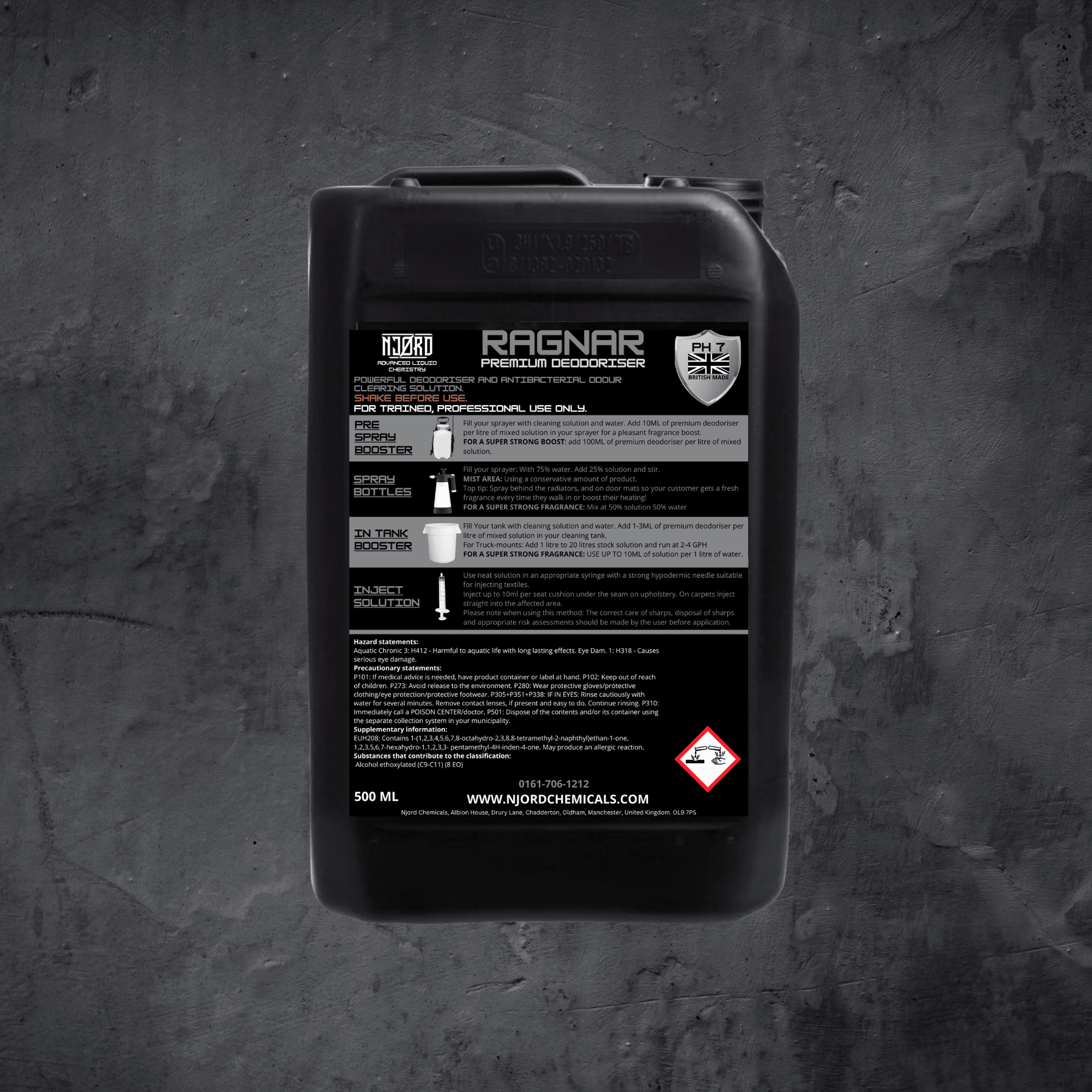 NJORD RAGNAR Odor Remover na koberce a čalounění - Izyclean