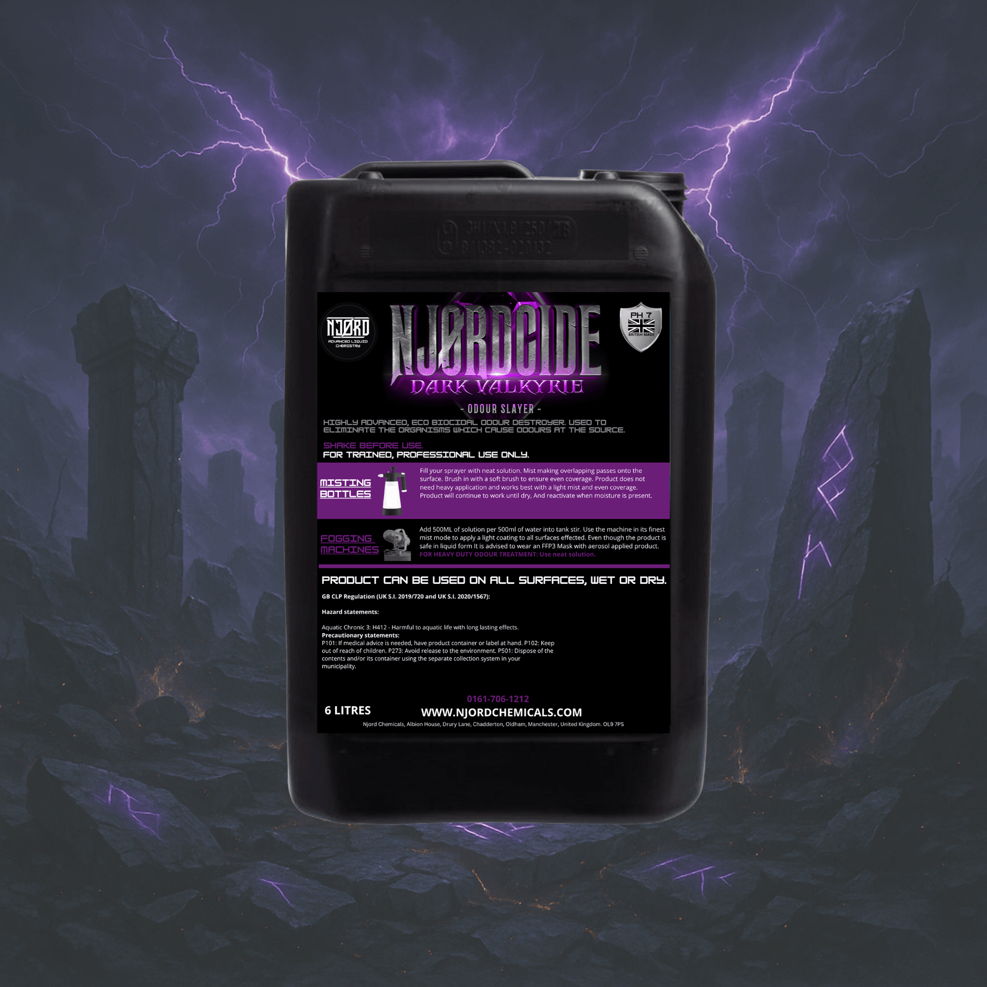 NJORDCIDE Profesionální Odor Eliminátor - Izyclean
