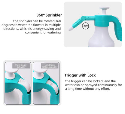 Pressure Sprayer 1.5L – 360° Spray Function - Izyclean